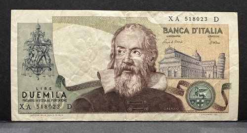 Banconota 2000 lire galileo - banconota,