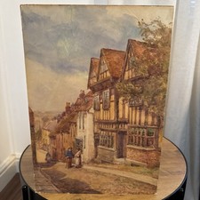 Acquerello firmato WW1