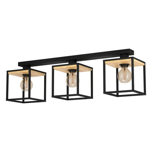 Vintage modern black wood - modern, &