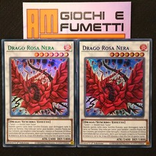 LOTTO 2 CARTE DRAGO ROSA NERA
