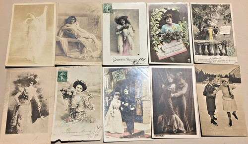 Cartoline donne augurali - di,