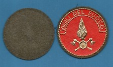 PATCH TOPPA STEMMA  VIGILI DEL FUOCO VINTAGE EX ORDINANZA ANNI 80/90