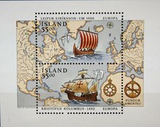 ICELAND ISLAND 1992 blocco 13