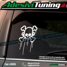 Adesivo Teschio Colature -