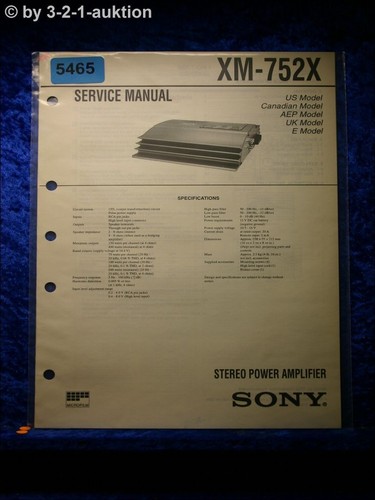 Sony service manual - sony,