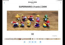 Super Mario, zaini II serie sorpresine da collezione extra Kinder lotto stock