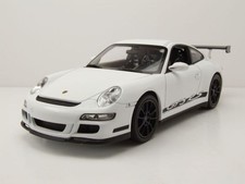 Porsche 911 (997) GT3 RS 2007 bianco modellino auto 1:18 Welly