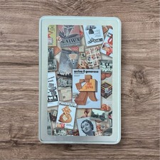 Scatola Di Latta Marca Saiwa Rettangolare Color Argento Con Pubblicità Vintage