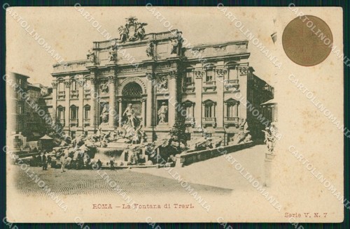 Roma città fontana trevi - roma, di