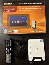 D-Link DSM-510 Media Player Wireless HDMI LAN Optical Input, Telecomando