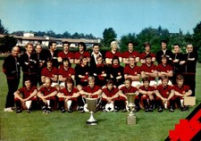 Cartolina A.C Milan formazione e riserve campionato 1973/1974