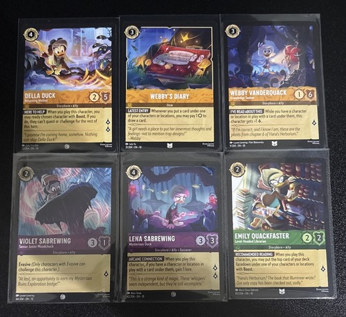 Lotto carte disney lorcana - lotto,