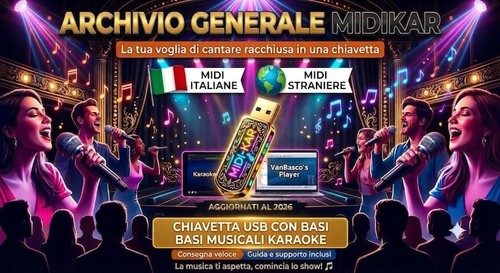 Karaoke midi kar chiavetta usb - karaoke,