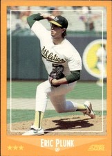 Card Baseball Donruss 1988 # 614 of 660 Eric Plunk