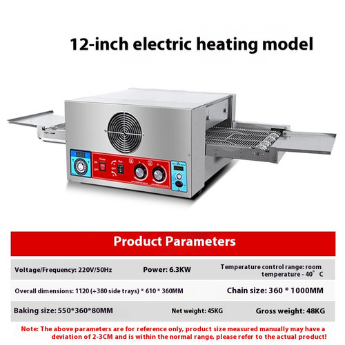 Air crawler pizza ovenchain - crawler,