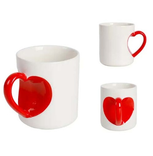 Tazza mug cuore rosso 350 - tazza,