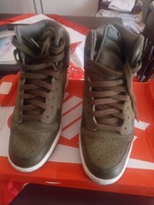 Nike Dunk Sky Sneakers Da Donna Tg 38 Originali verde mimetico