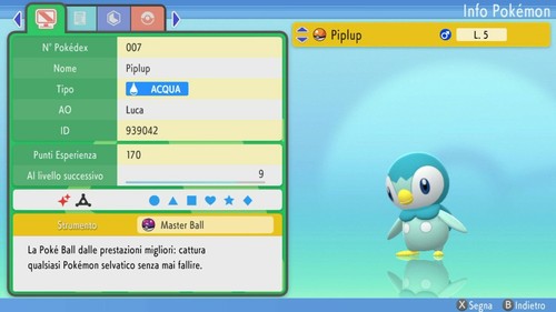 Piplup shiny 6iv - piplup,