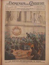 LA DOMENICA DEL CORRIERE ANNATA COMPLETA 1921 FASCISMO VATICANO 