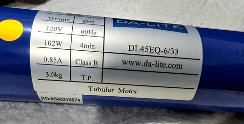 Gruppo motore tubolare lite - tubolare, da-lite
