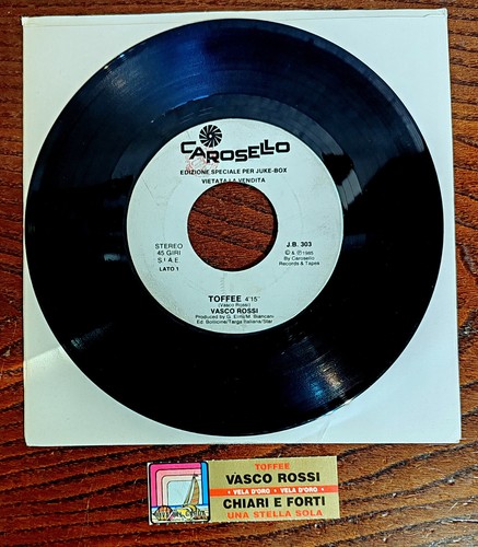 Vasco rossi toffee promo - vasco,