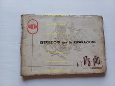 Gilera 150 Giubileo - 175 Giubileo 1962 Manuale Officina italiano originale