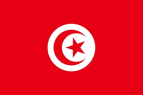 Bandiera nazionale tunisia - bandiera,
