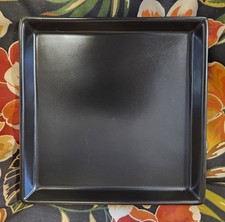 IKEA 10" Vassoio Quadrato Nero