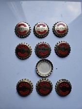 Birra Dreher Macomer Sfondo Oro Tappi Corona Inutilizzati Lotto 10 Pezzi