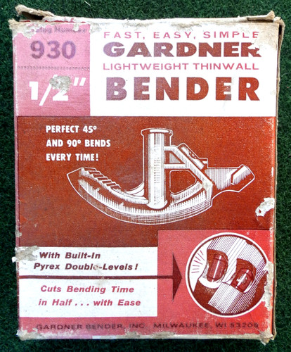 Gardner curvatubi manuale a - gardner, n.