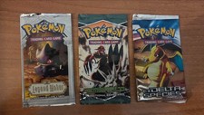 3 BUSTINE VUOTE POKEMON SERIE EX, SMERALDO SPECIE DELTA, LEGEND MAKER