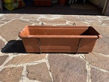 vaso in plastica con sottovaso 