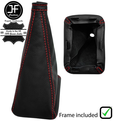 Rosso cucire pelle cuffia - rosso,