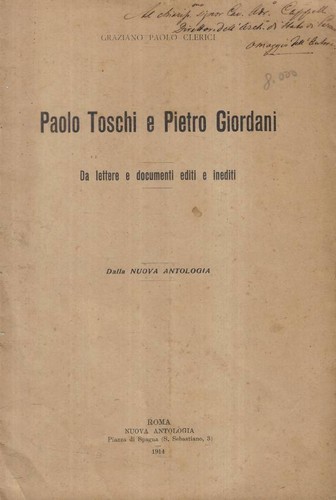 Paolo toschi pietro giordani - e,