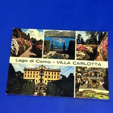 LAGO DI COMO VILLA CARLOTTA CARTOLINA SOUVENIR