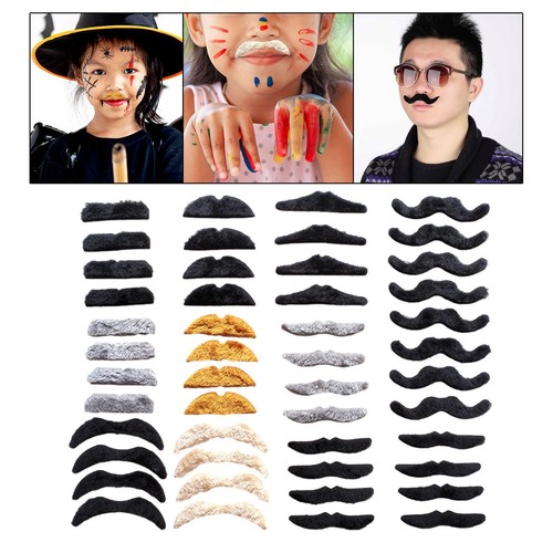 Baffi finti barba finta - pz, finti,