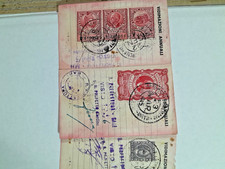 REVENUE DIVERSE MARCHE SU PATENTE DI GUIDA - NOTATO TRITTICO 50 £  TASSA TRASPOR