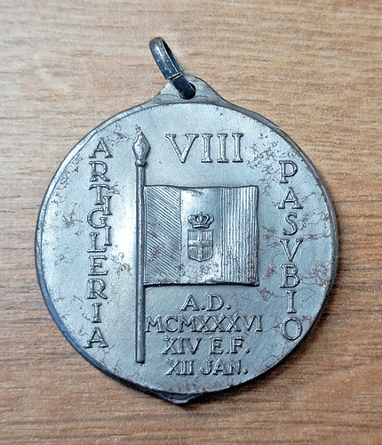 Medaglia viii reggimento - medaglia,