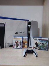 Sony PS5 Disc-Edition - Bianco - 2 Dualsense - Inclusi 4 Giochi