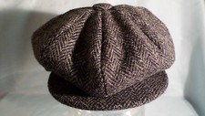 8 pezzi berretto 100% lana Harris tweed newsboy panettiere ragazzo gatsby tassista dalla SCOZIA