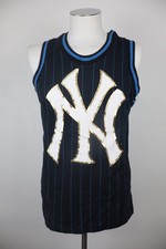 COOPERSTOWN MAJESTIC NY NEW YORK CANOTTA MAGLIA UOMO BASEBALL TG L SPORT VINTAGE
