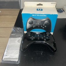 MANETTE NINTENDO WII U PRO CONTROLLER EN BOÎTE / QUASI NEUF / SANS CÂBLE