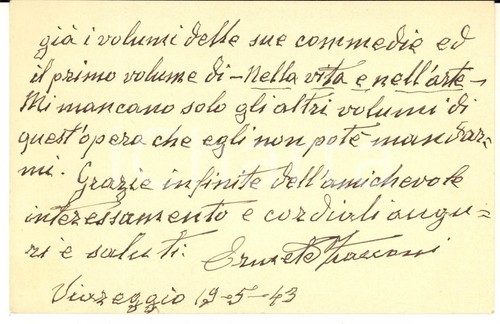 1943 viareggio ermete zacconi - 1943,