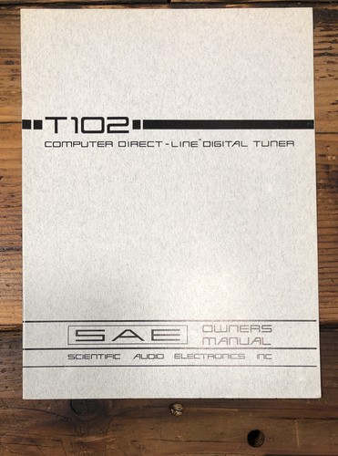 Sae t102 102 - sae, t-102