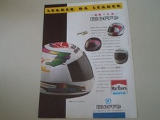 advertising Pubblicità 1993 CASCO HELMET BIEFFE BR 15/BR 16 REPLICA CAPIROSSI
