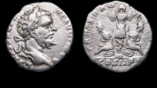 Moneta antica romana denario - antica,