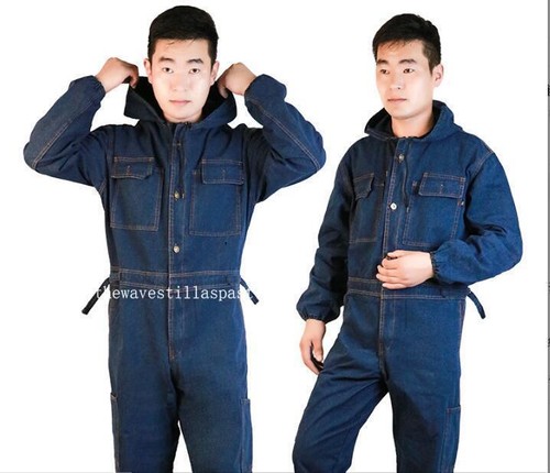 Tuta uomo denim cotone con