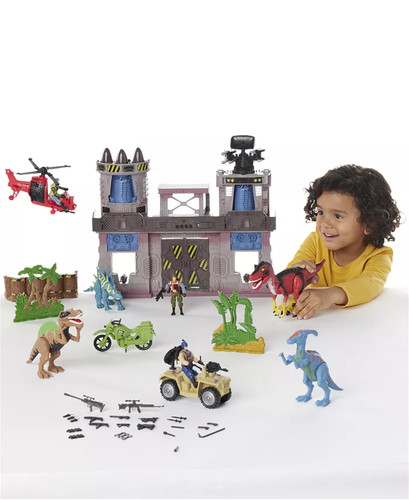 Playset dino fortress creato - playset,