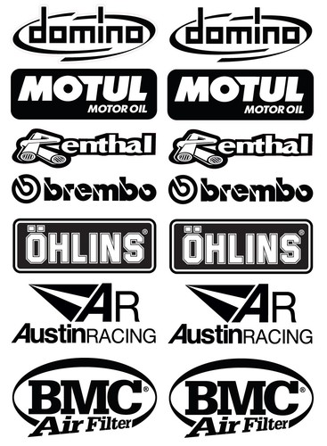 Sponsor decalcomanie stickers - sponsor,