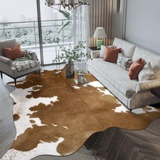 Luxury Faux Cowhide Rug 6.2x7